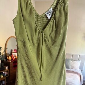 Green mini dress - Princess Polly